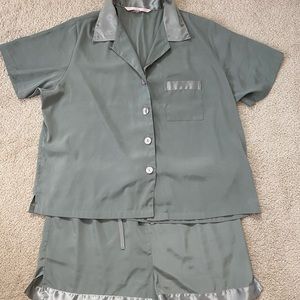 Green Victoria Secret Pajamas